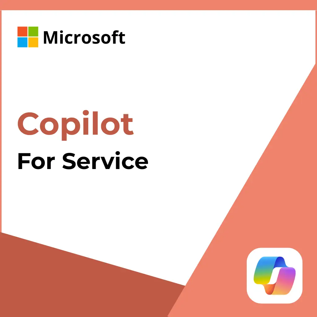Licencia Microsoft 365 Copilot for Service (Compromiso anual, pago mensual (1Y, 1M))