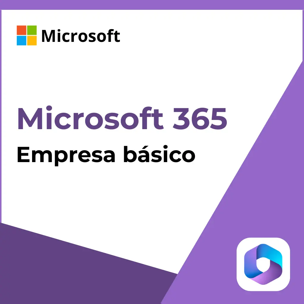 Licencia Microsoft 365 Empresa Básico (anual, anual) (Mensual)